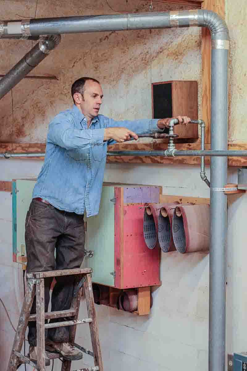 Austin assembling compressed air drop