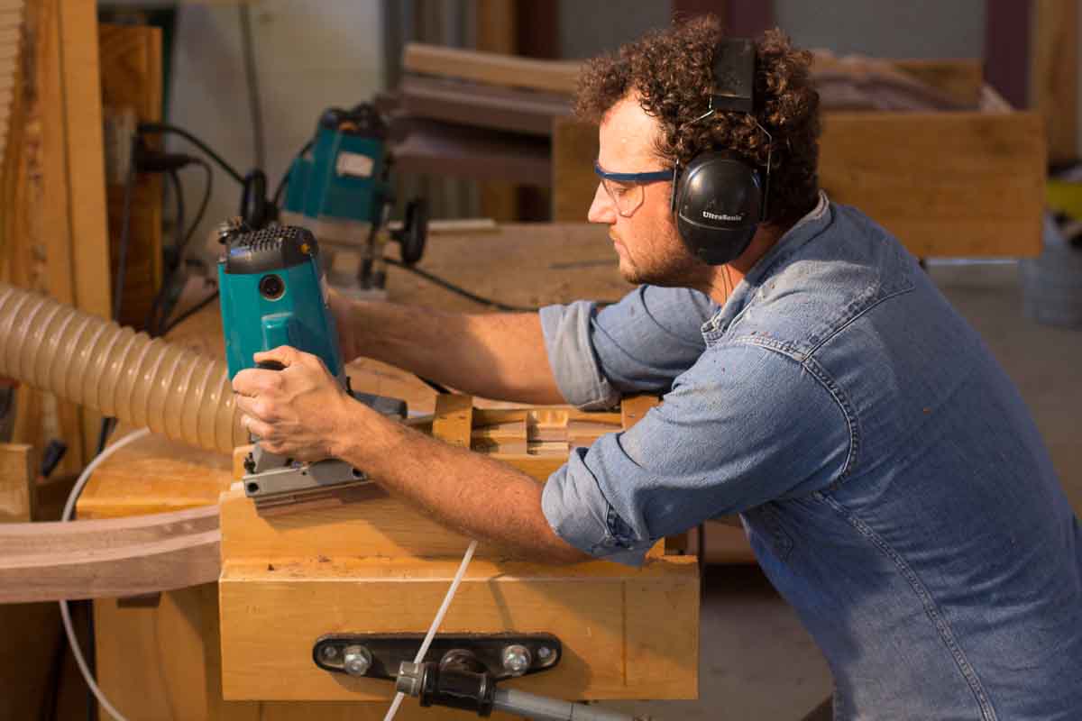 Will notching and mortising rocking chair back legs