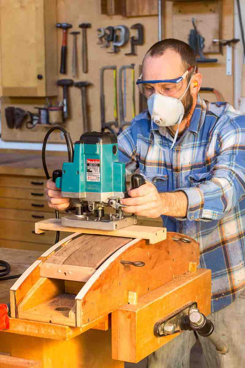 Aaron truing rocking chair crest