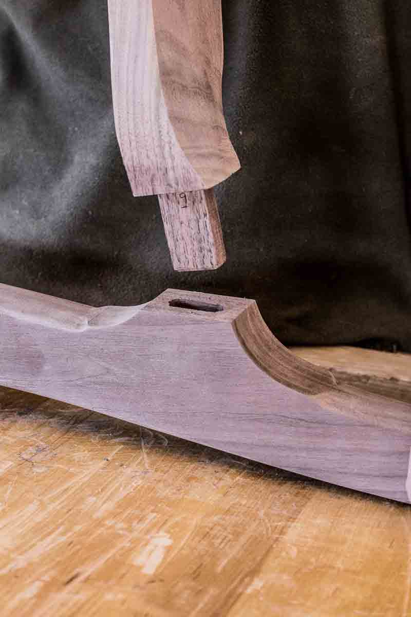 rocking chair arm joinery 1