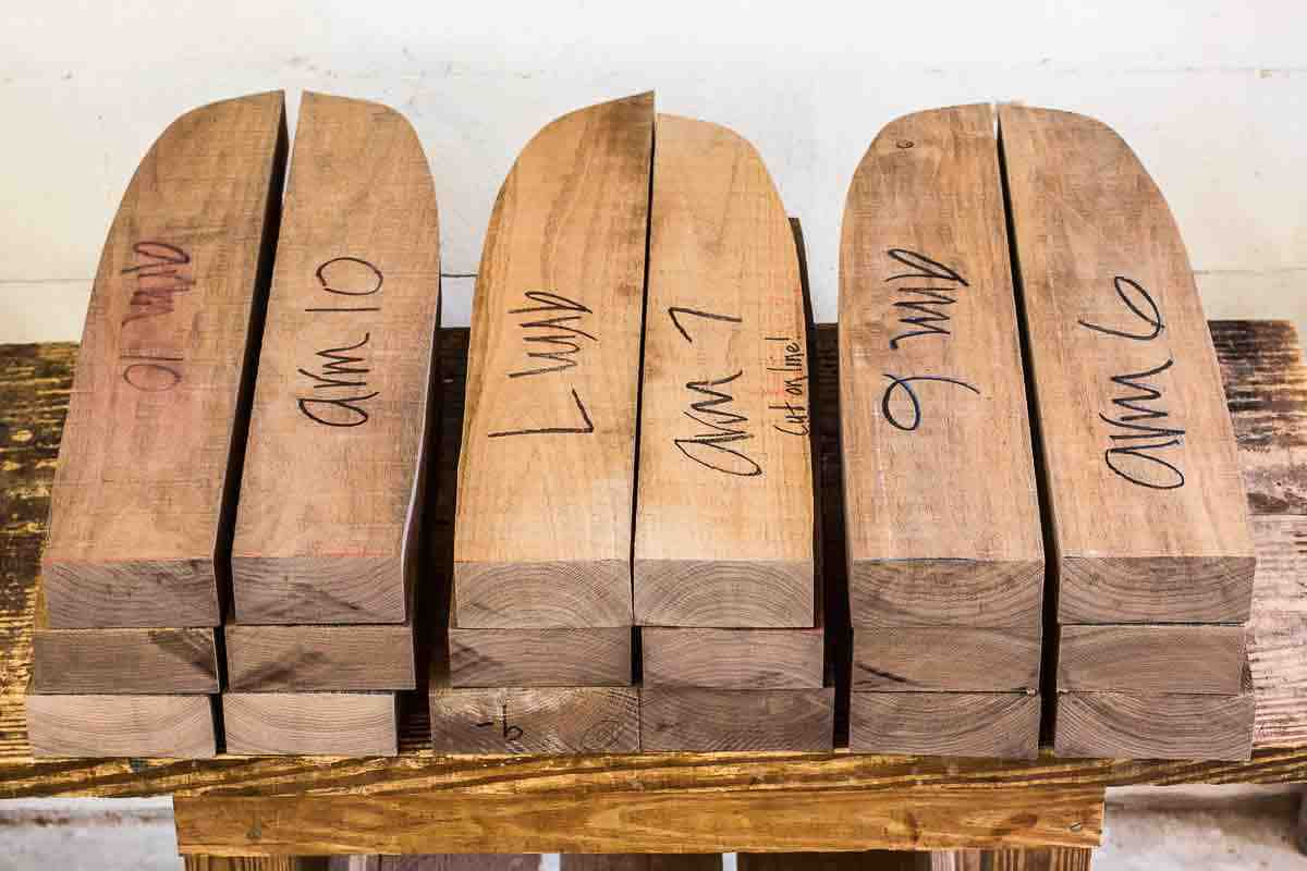 pairs of rocking chair arms