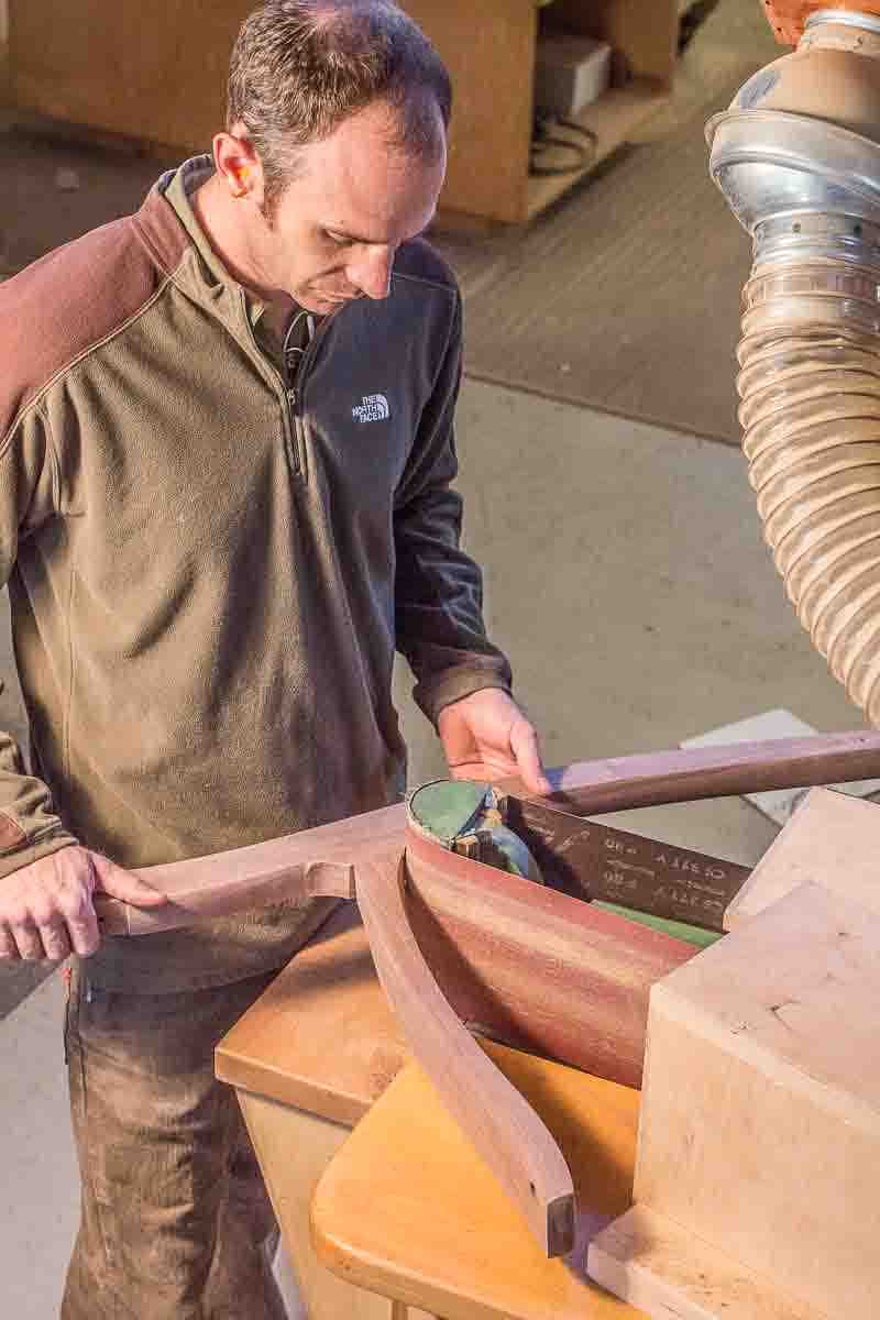 Austin fairing rocking chair arm to leg