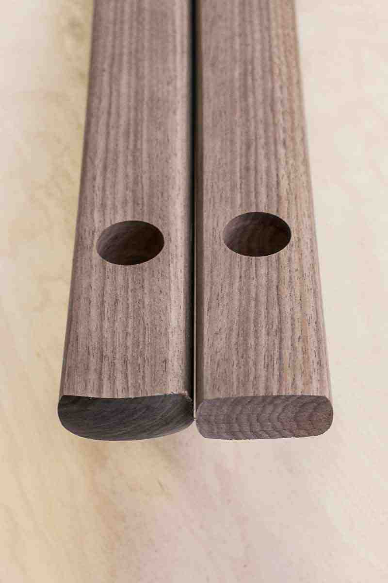 rocker end shape comparison, closeup