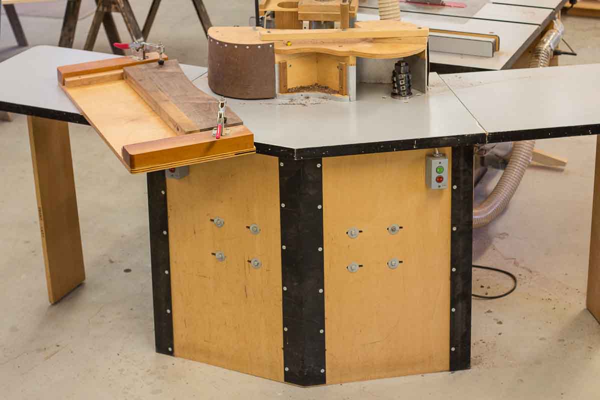 custom made 2 spindle shaper