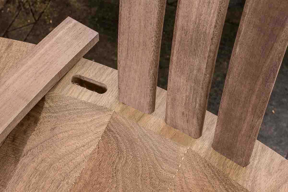 rocking chair seat and splats