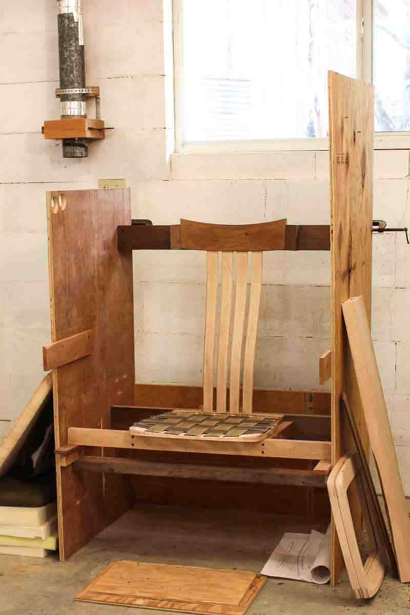 the fitting booth, unmanned