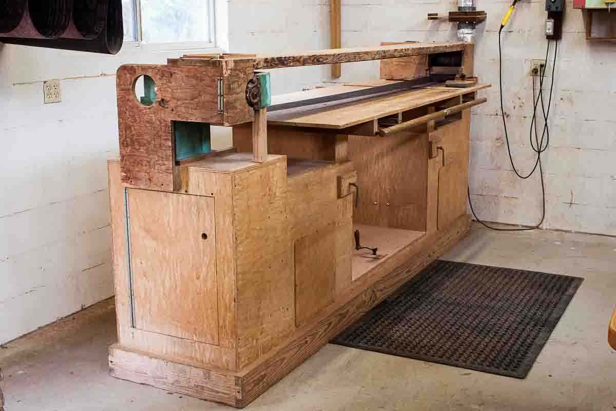 shop built stroke sander