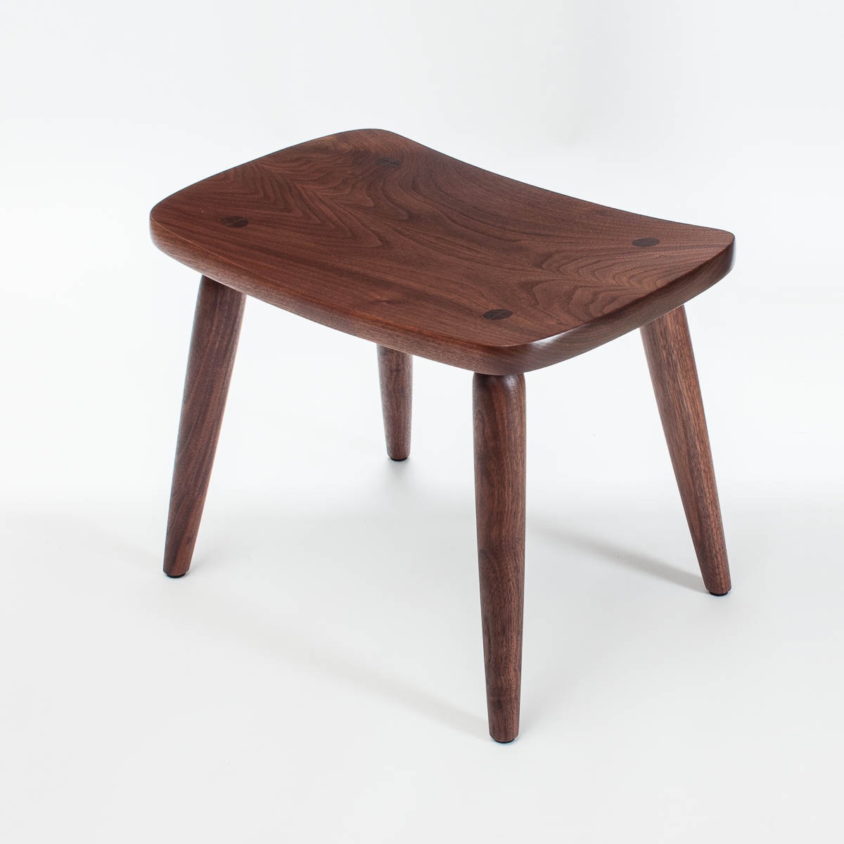 walnut footstool