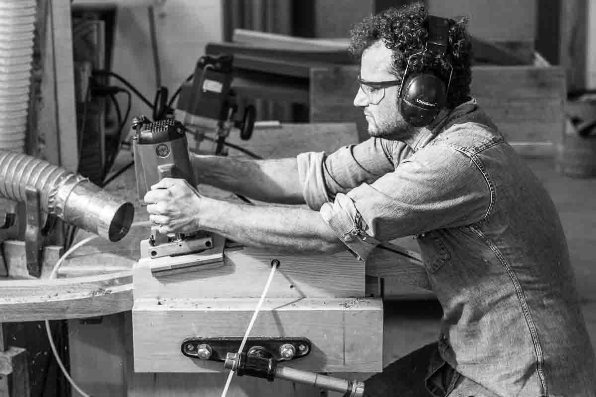 Will mortising rocking chair back legs