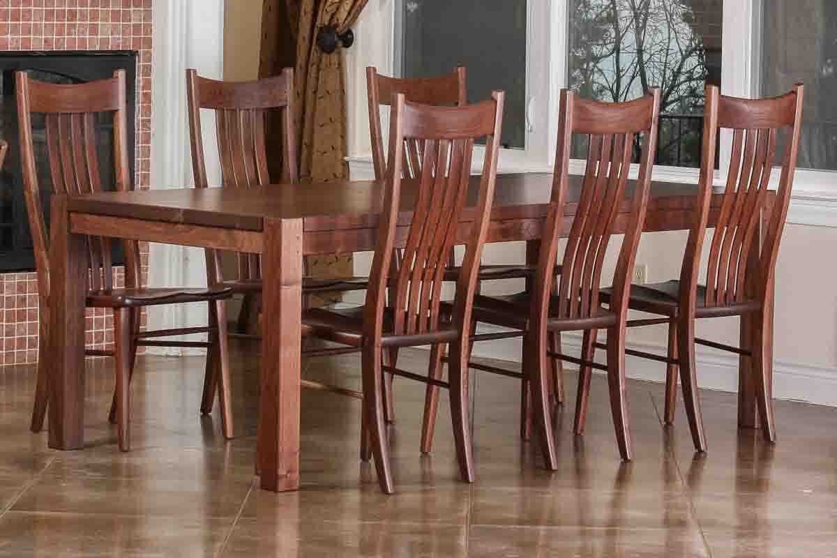 Steele table and Wilson Chairs