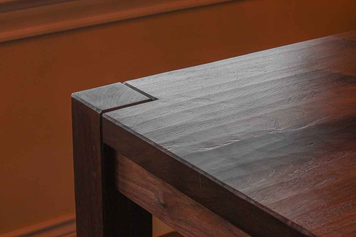 handplaned table top