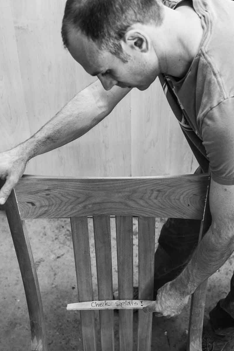 rocking chair assembly steps, 8