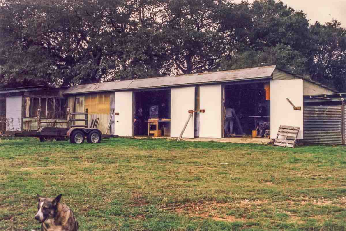 east end of shed shop