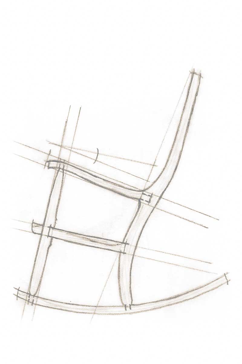 rocking chair sketch