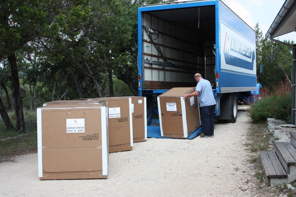 A rocking chair shipment