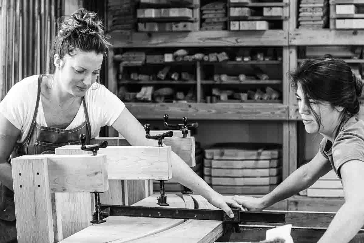 Autumn and Audra laminating rockers