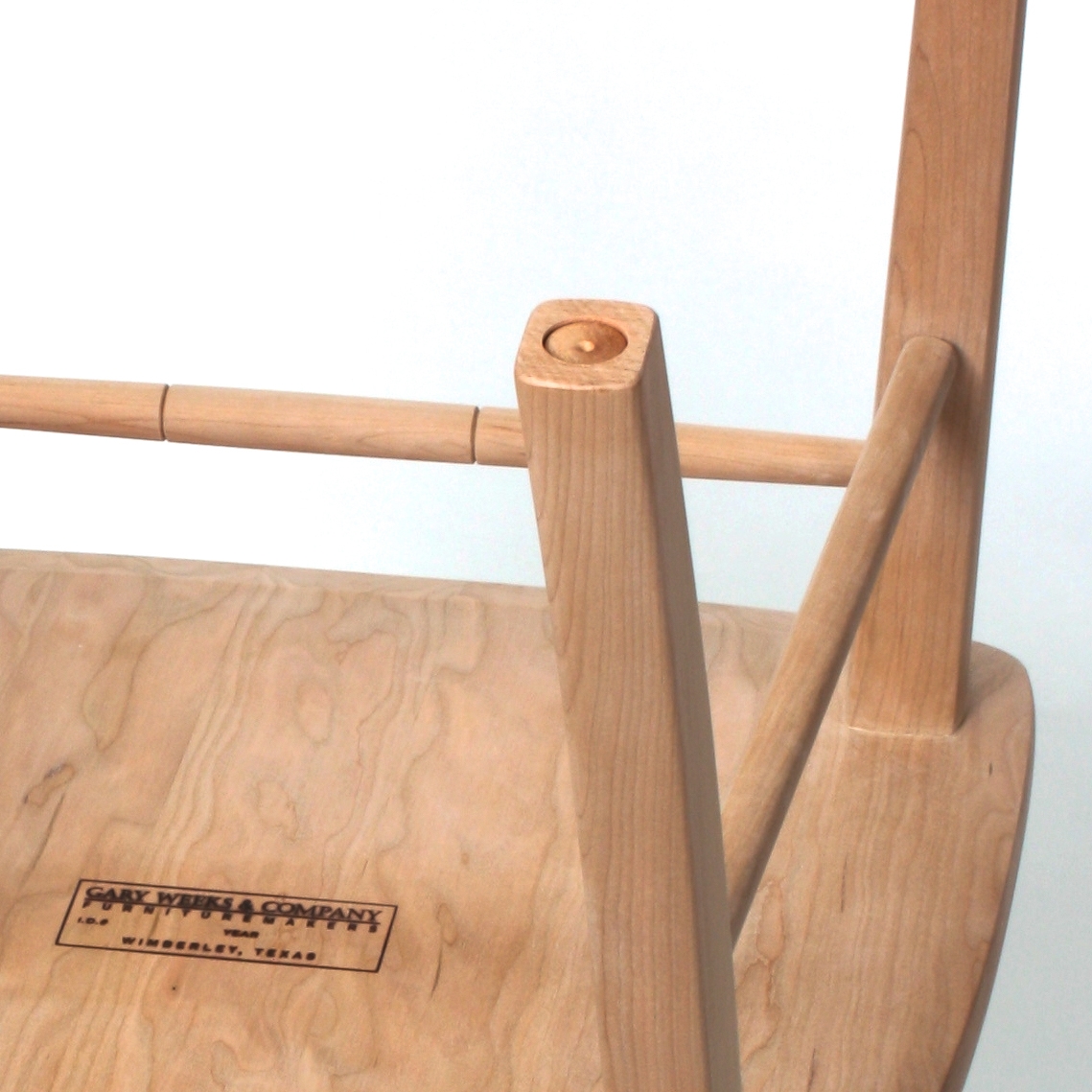 chair leg recess for felt glide