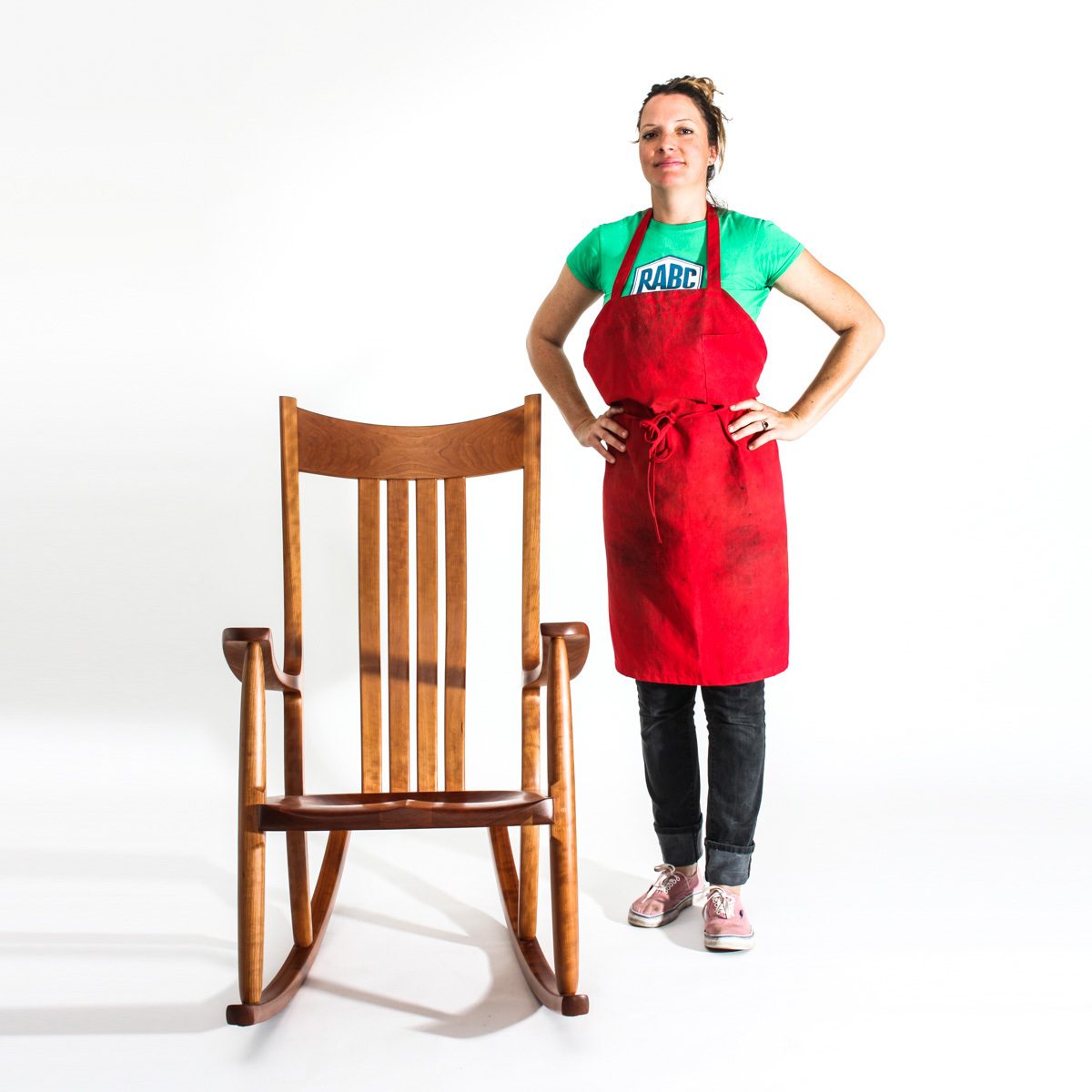 Autumn and Cherry Rocking Chair