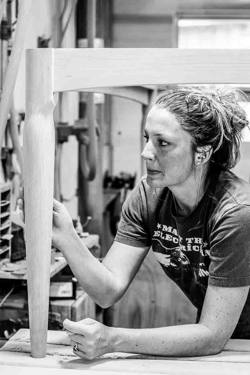 Autumn sanding Paschall table base