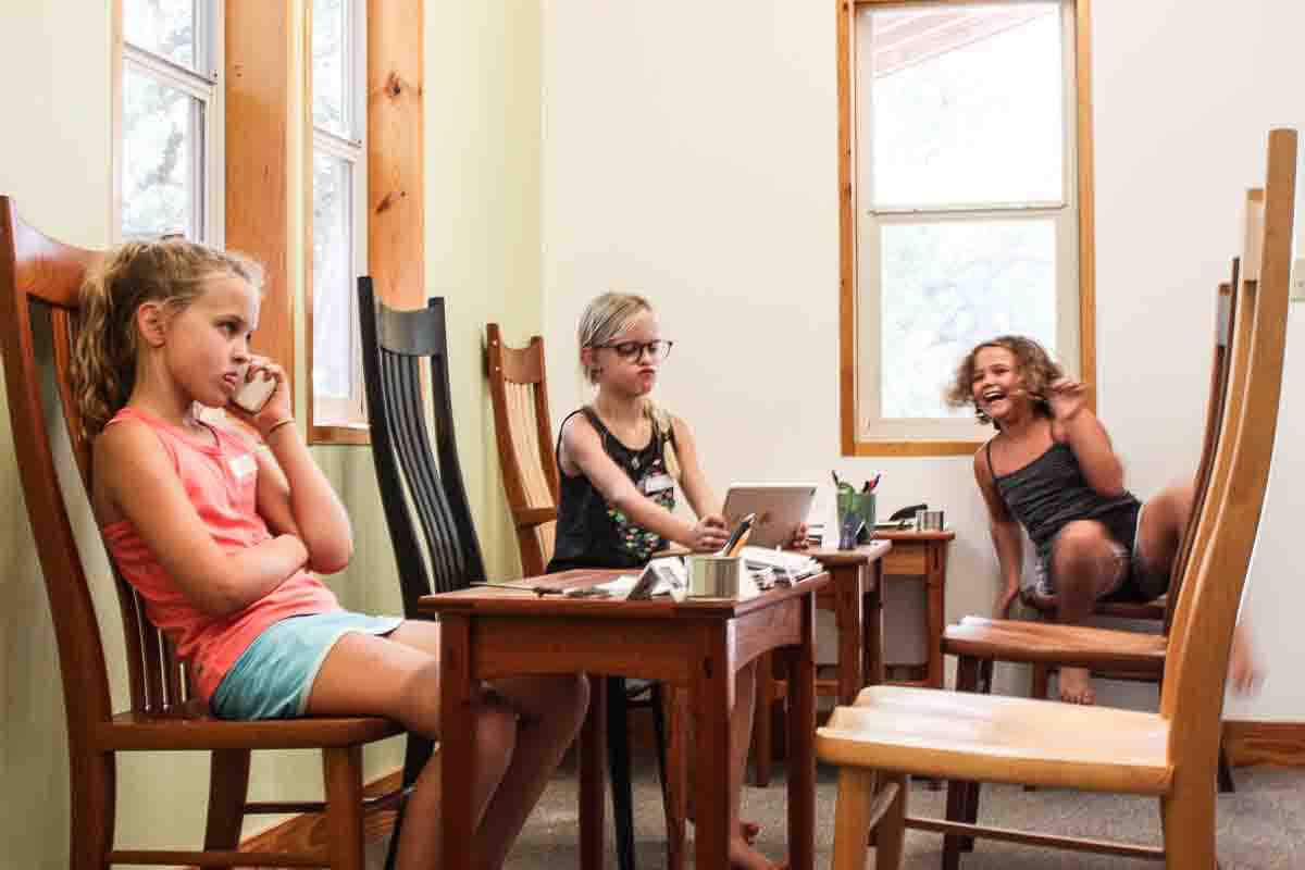 Wiley, Ivey, and Ave as office interns