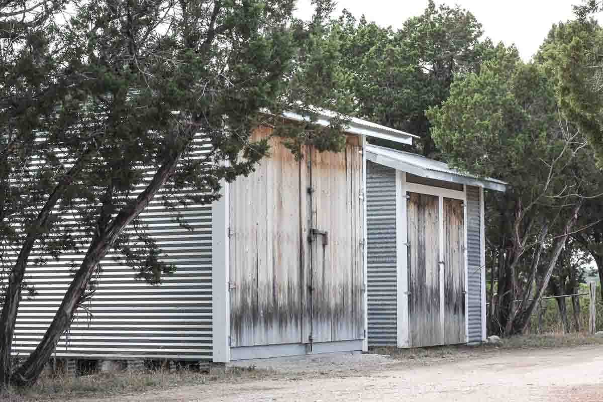lumber and packing sheds