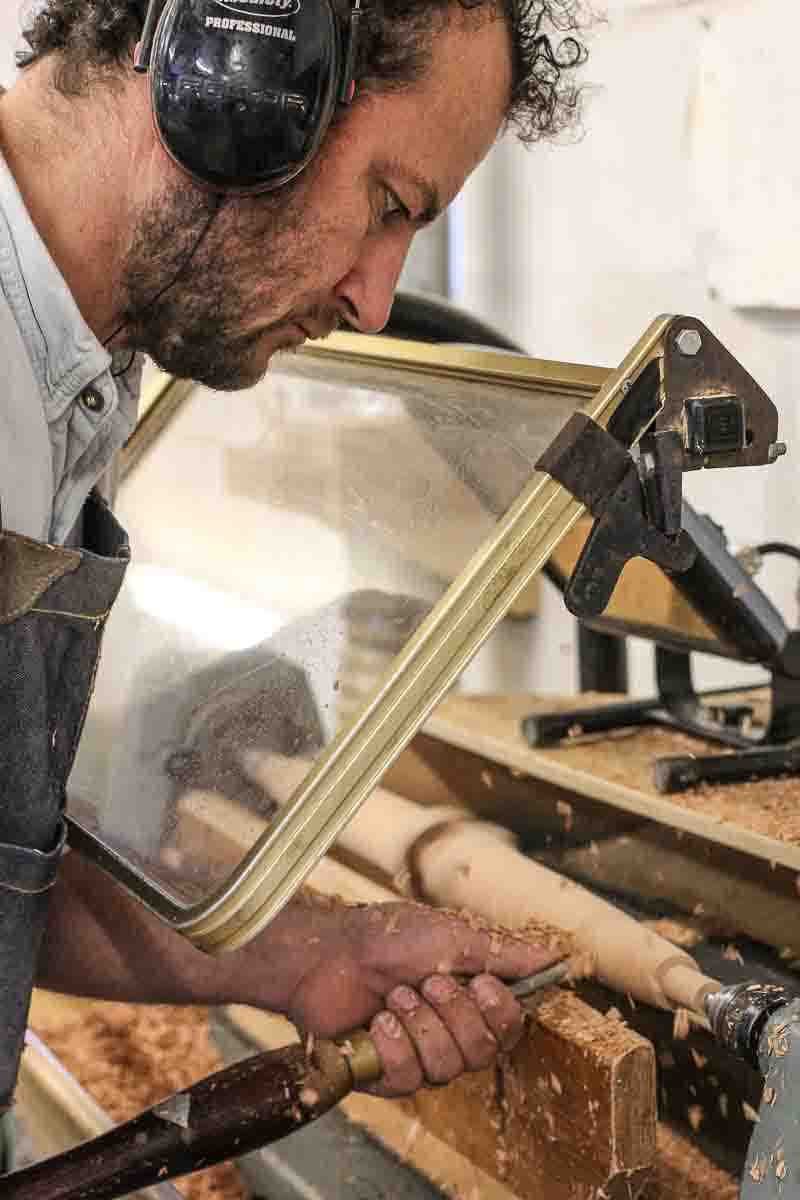 Will turning a rocking chair leg