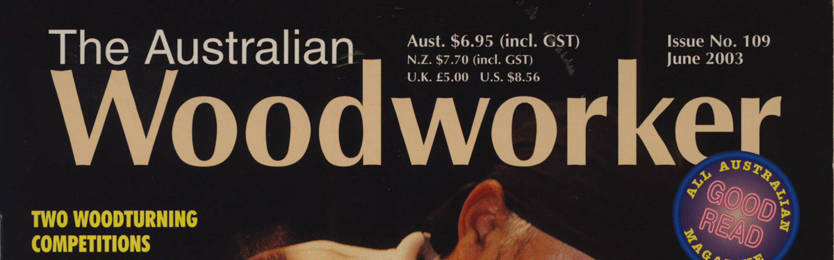 Australian Woodworker, the weeks rocker made in Texas