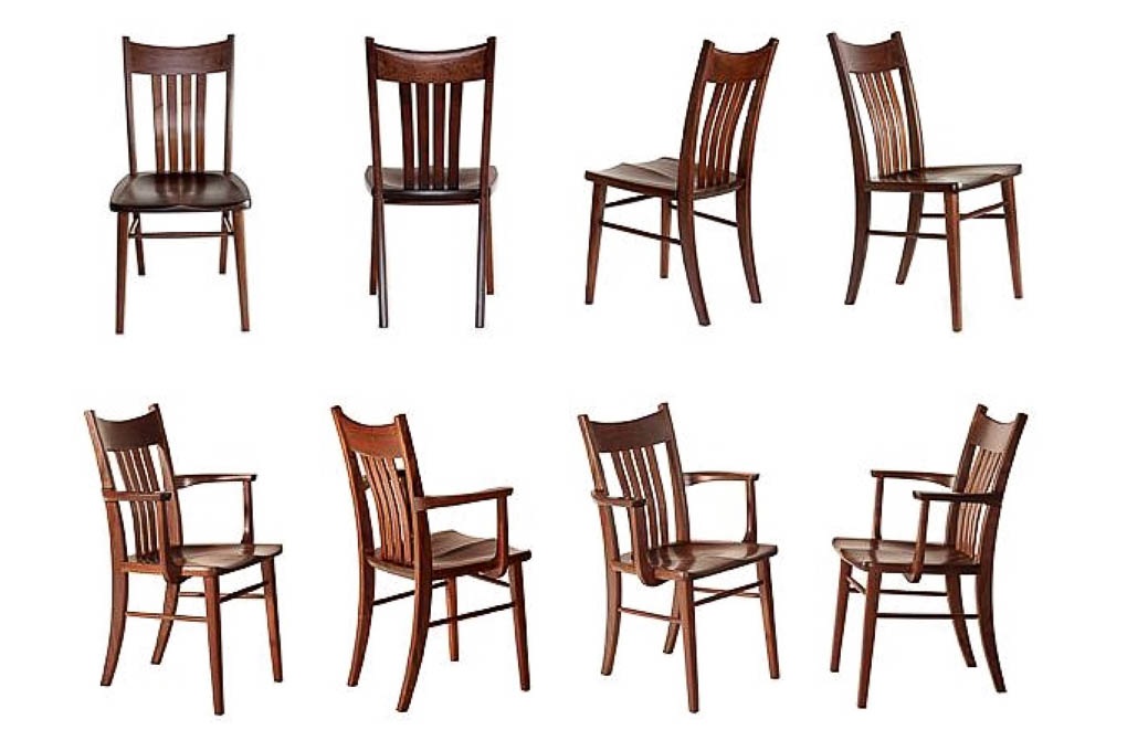 walnut Williams dining chairs