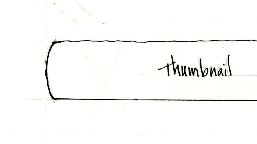 drawing of tabletop thumbnail edge