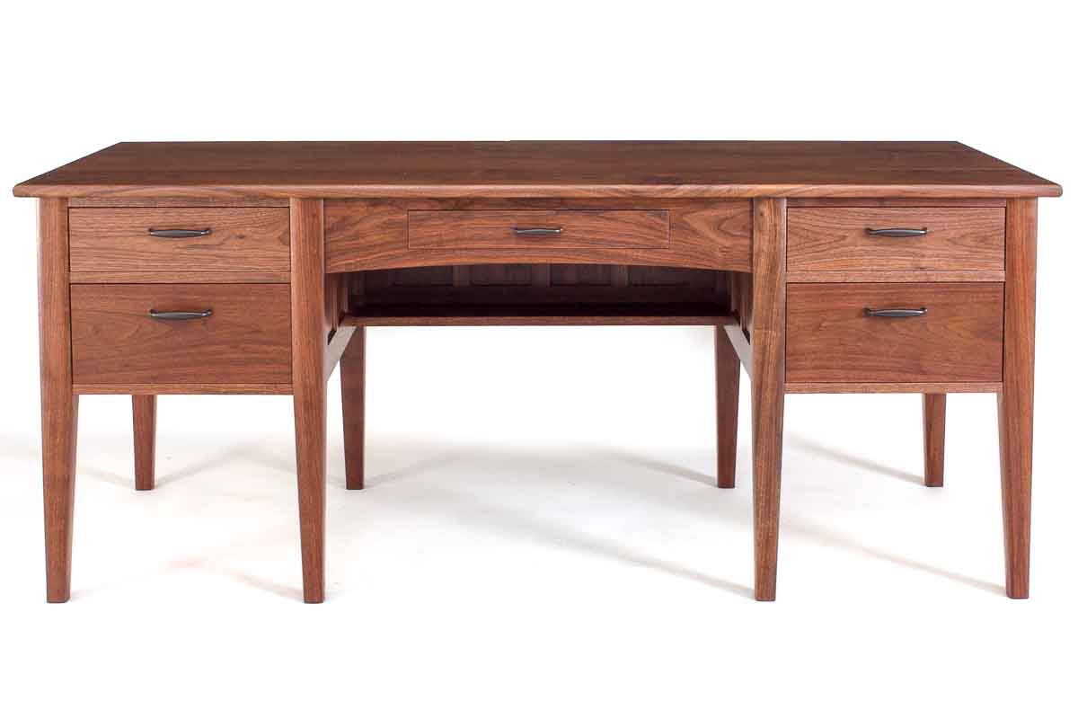 office desk front view