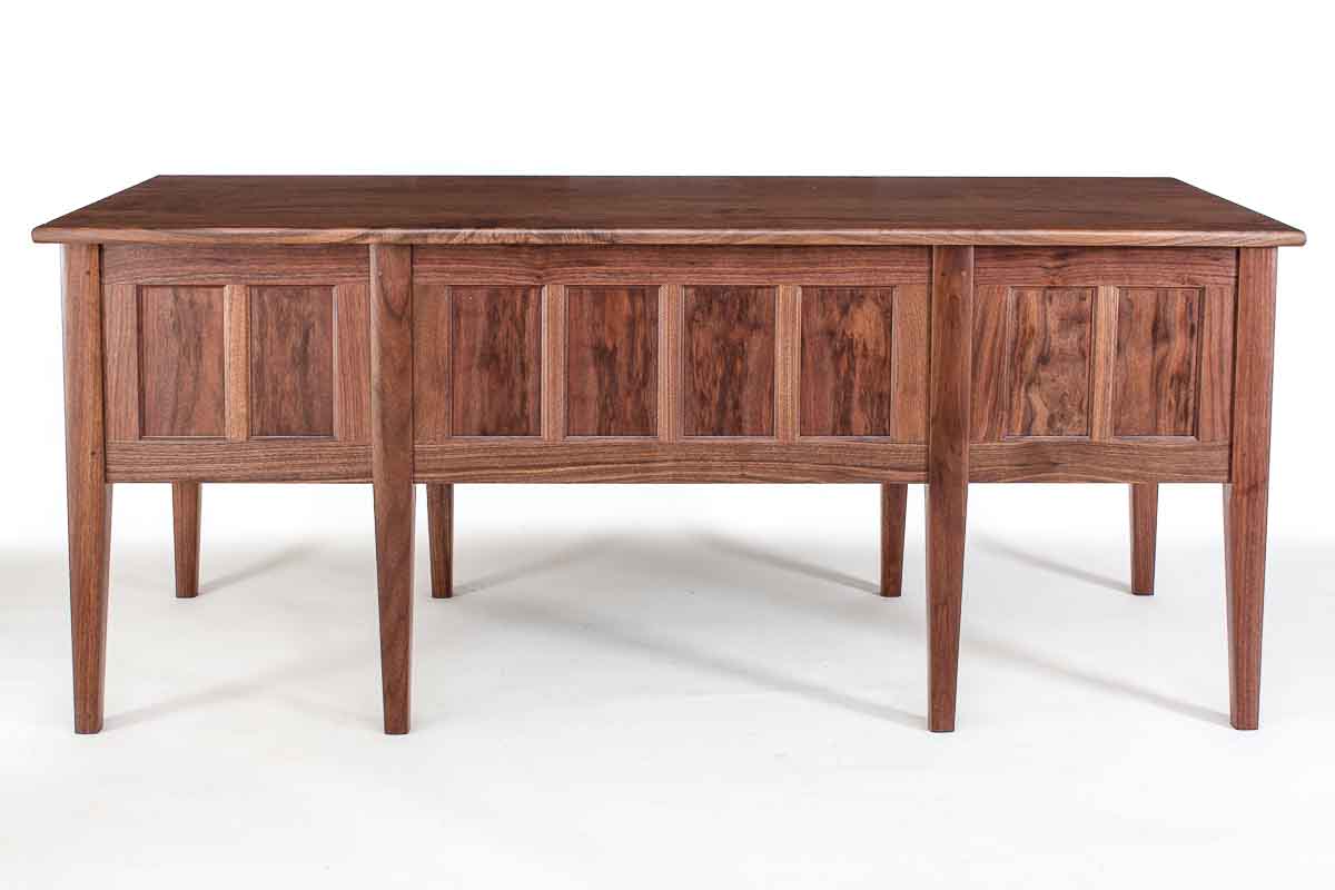 office desk back view