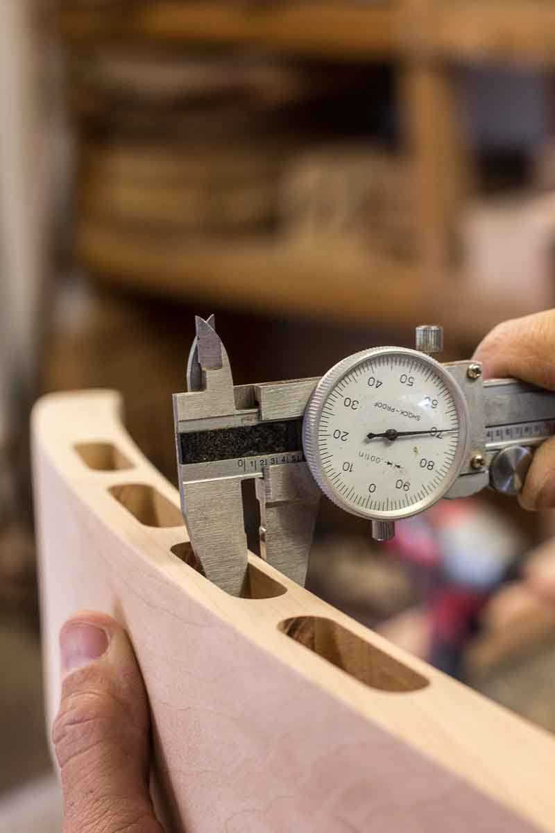 measure mortise location in a rocker crest 3
