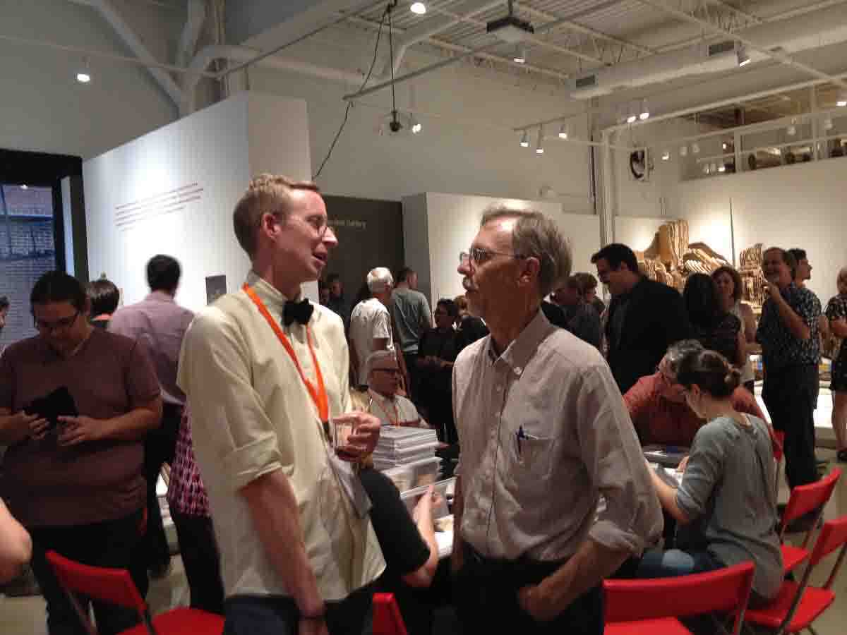 Gary and acquaintance at the Furniture Society Conference