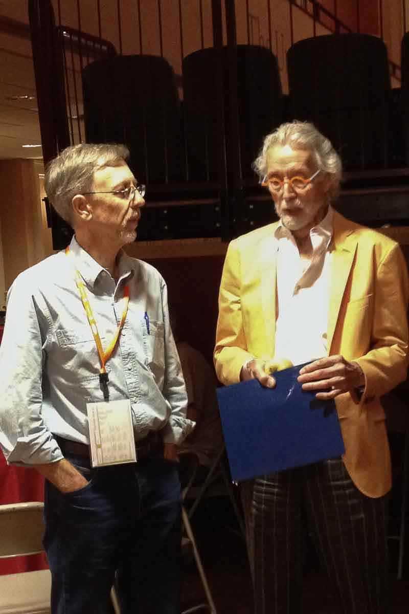 Gary and Wendell Castle at the Furniture Society Conference