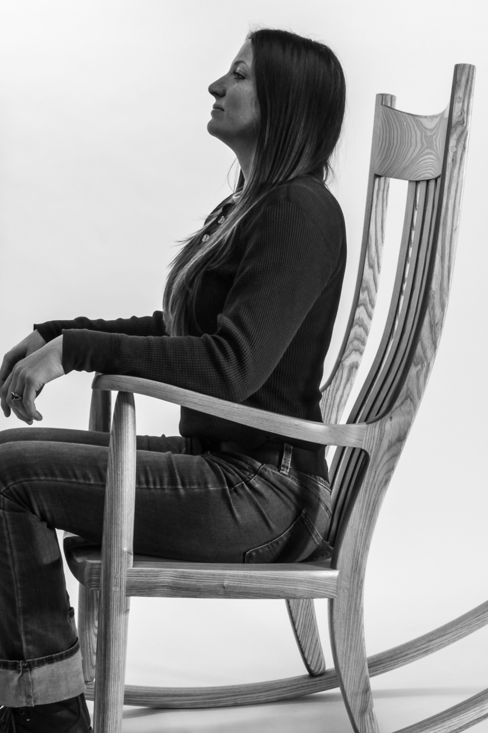 Autumn in rocking chair