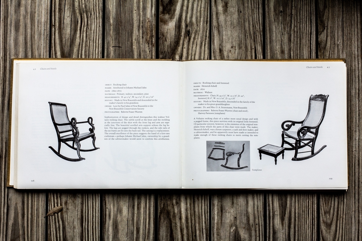 Texas Furniture, Lonn Taylor, J.M. Jahn Rocking Chair