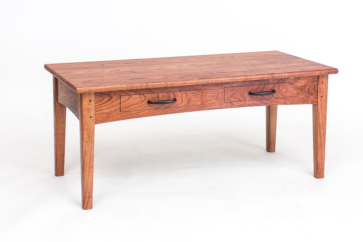 Mesquite Coffee Table with Two Drawers
