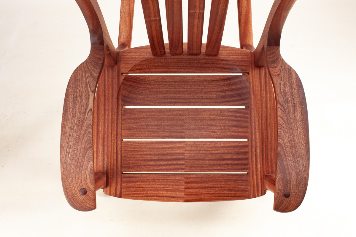 Sapele Rocking Chair Seat