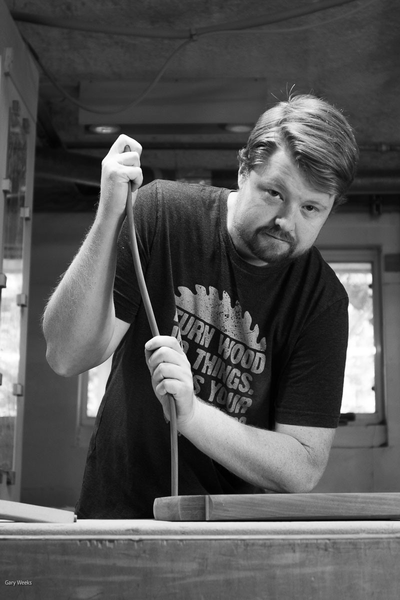 Sean Fitting a Rocking Chair Splat