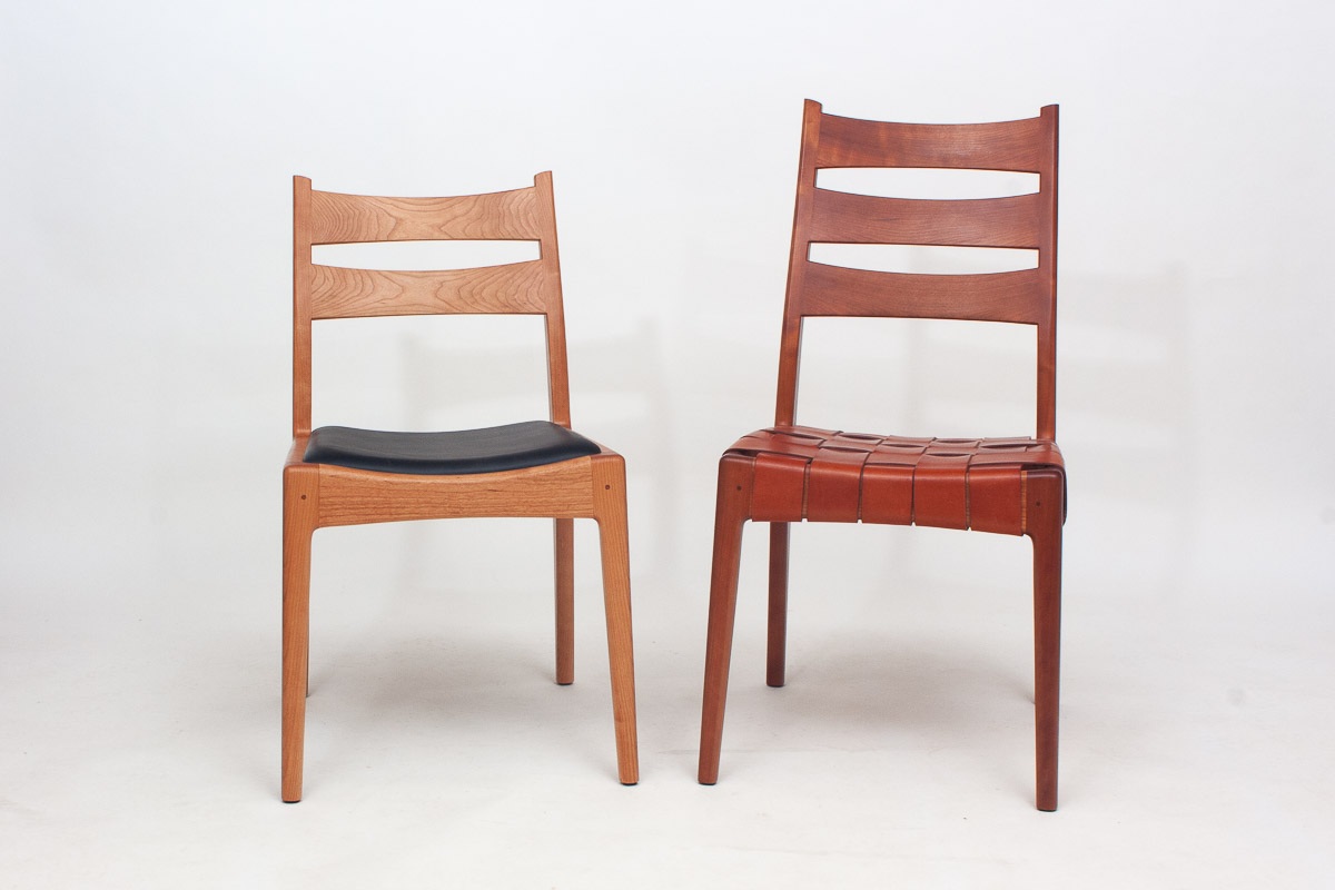 Two Webb Chair variations, front view