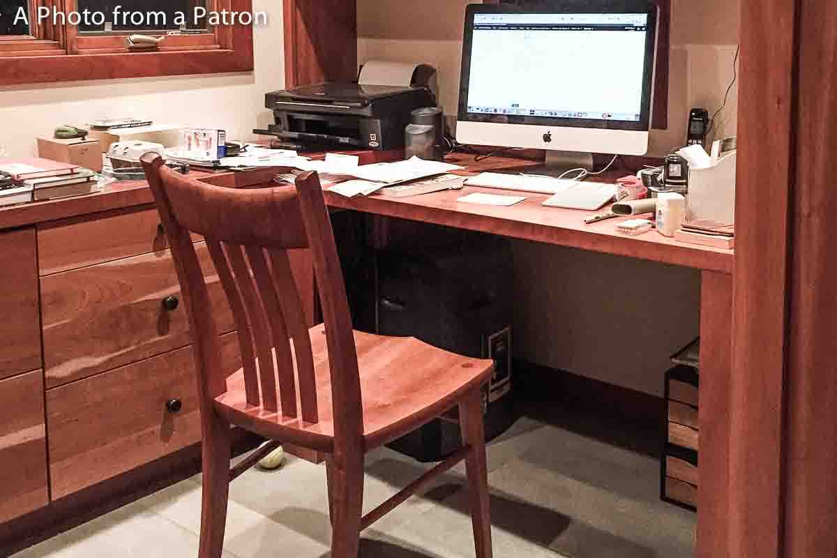 Williams as a desk chair