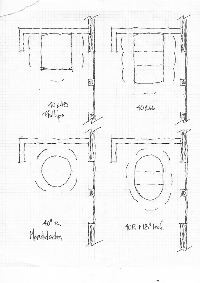 A Space Planning Drawing for Decatur Island Cabin