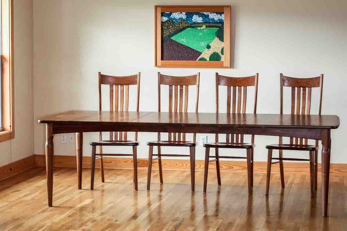 Paschall extension dining table set for ten