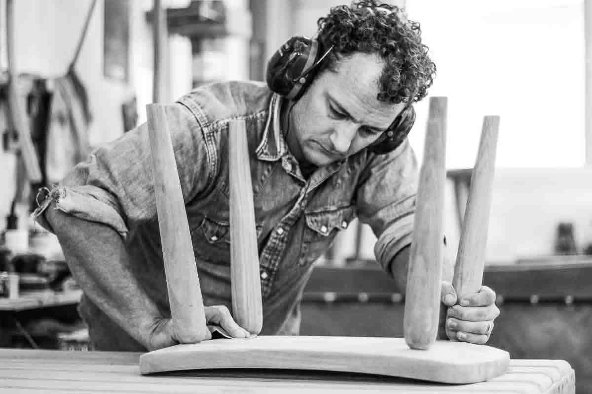 Will sanding a foot stool