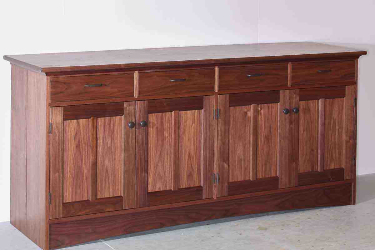 walnut buffet