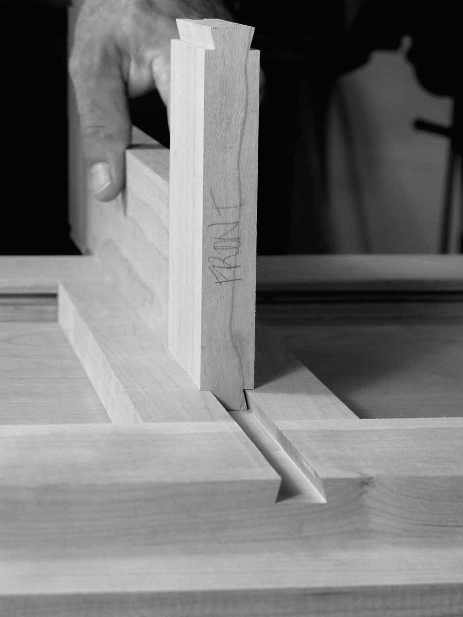 assembling a sliding dovetail joint 3