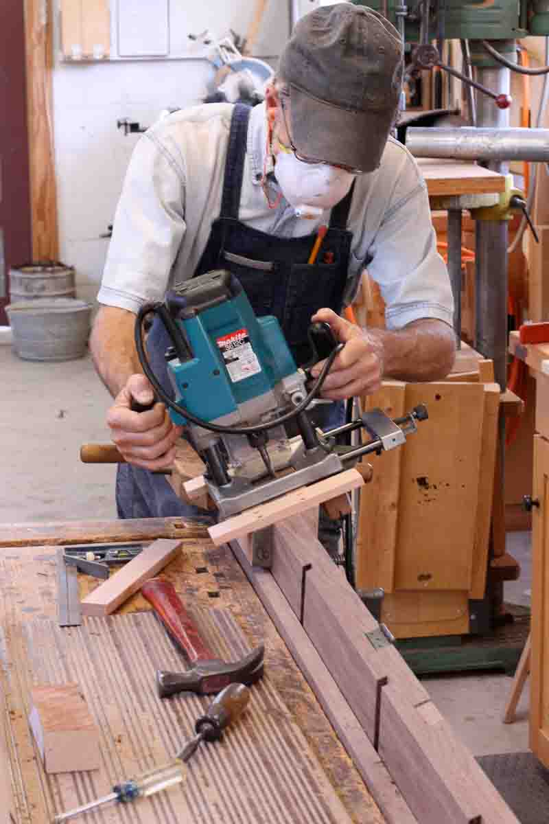 mortising for  hinges