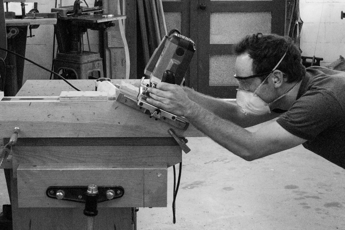 Aaron mortising pedestal base