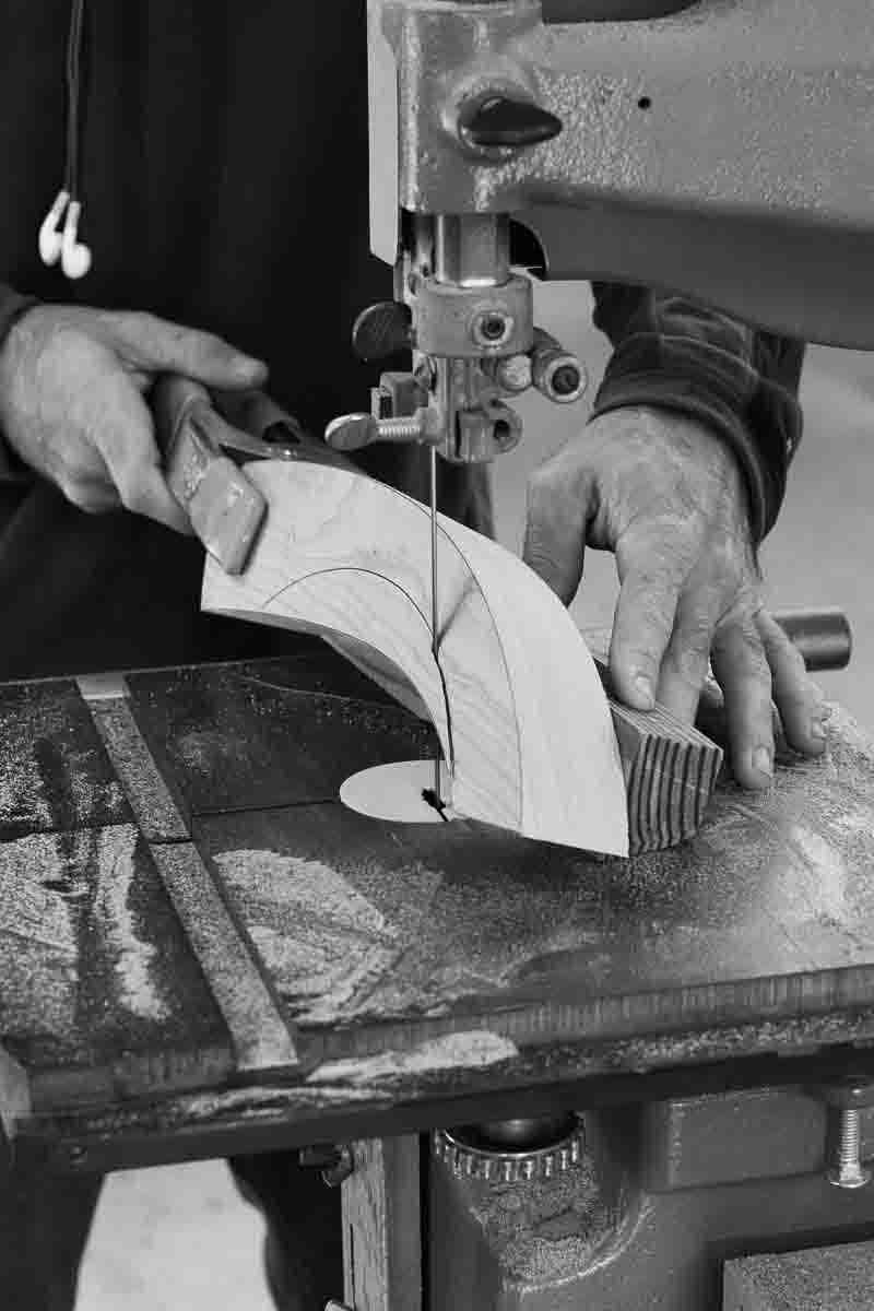 bandsawing forearm relief