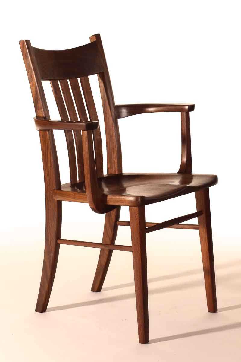 Williams arm chair front quarter view